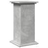 Display Stand with Storage - Concrete Grey 31x30x60 cm