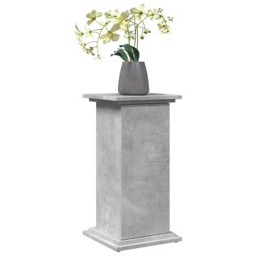 Display Stand with Storage - Concrete Grey 31x30x60 cm