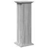 Display Stand with Storage - Grey Sonoma, 31x30x90cm | Hipo Market