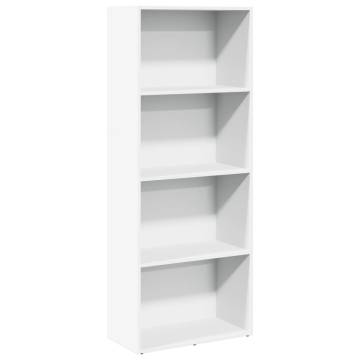 Bookcase White 60x30x152 cm - Stylish Storage Solution