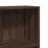 Stylish Brown Oak Bookcase - 60x24x176 cm Engineered Wood