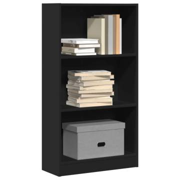 Bookcase Black 60x24x109 cm | Stylish Storage Solution