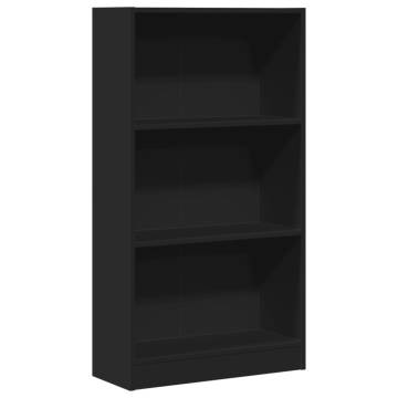 Bookcase Black 60x24x109 cm | Stylish Storage Solution