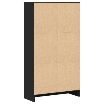 Bookcase Black 60x24x109 cm | Stylish Storage Solution