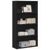  Bookcase Black 80x30x152 cm Engineered Wood Colour black Quantity in Package 1 Height 152 cm Width 80 cm 