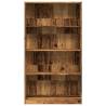 Stylish Bookcase in Old Wood - 80x24x143 cm | HipoMarket