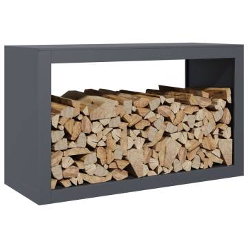 Firewood Rack Anthracite 100x40x60 cm Steel - Durable Storage