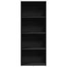 Black Bookcase 60x30x152 cm - Stylish Storage Solution