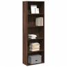  Bookcase Brown Oak 60x30x189 cm Engineered Wood Colour brown oak Quantity in Package 1 Height 189 cm Width 60 cm 