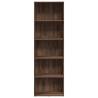 Brown Oak Bookcase 60x30x189 cm Engineered Wood - HipoMarket