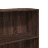 Brown Oak Bookcase 60x30x189 cm Engineered Wood - HipoMarket