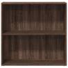 Brown Oak Bookcase 80x30x77 cm - Stylish Storage Solution