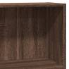 Brown Oak Bookcase 80x30x77 cm - Stylish Storage Solution