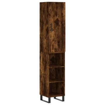 Highboard Smoked Oak - Stylish Storage Solution | HipoMarket