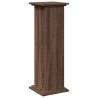 Display Stand with Storage - Brown Oak, Engineered Wood 31x30x90 cm