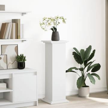 Display Stand with Storage White - 31x30x90 cm | Hipo Market