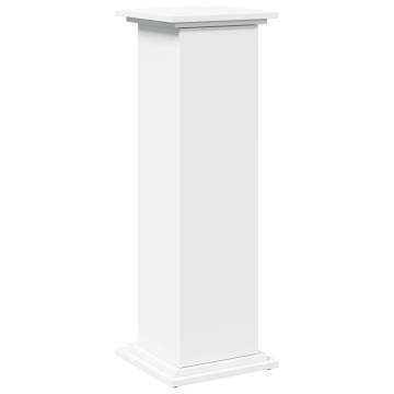 Display Stand with Storage White - 31x30x90 cm | Hipo Market