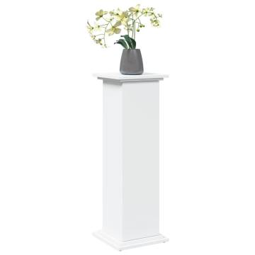 Display Stand with Storage White - 31x30x90 cm | Hipo Market