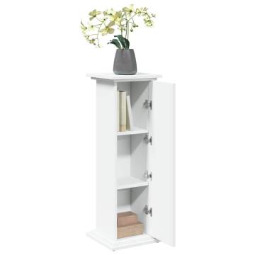 Display Stand with Storage White - 31x30x90 cm | Hipo Market