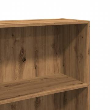 Stylish Bookcase in Artisian Oak - 60x30x152 cm Engineered Wood