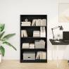 Bookcase Black 80x24x143 cm - Stylish Engineered Wood Storage