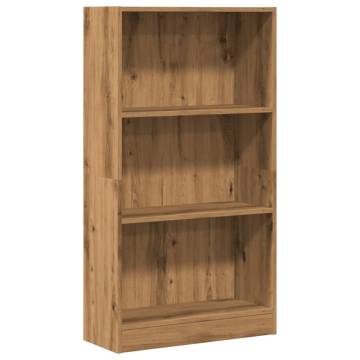 Bookcase Artisian Oak 60x24x109 cm - Stylish Storage Solution