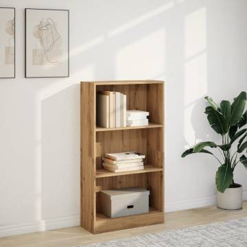 Bookcase Artisian Oak 60x24x109 cm - Stylish Storage Solution