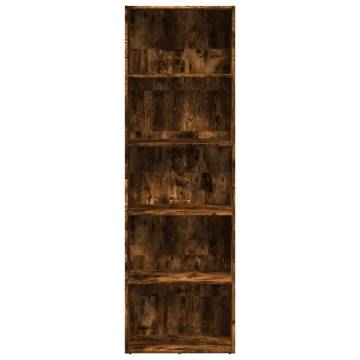 Bookcase Smoked Oak 60x30x189 cm - Stylish Storage Solution