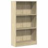 Bookcase Sonoma Oak - 60x24x109 cm Engineered Wood | HipoMarket