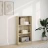 Bookcase Sonoma Oak - 60x24x109 cm Engineered Wood | HipoMarket