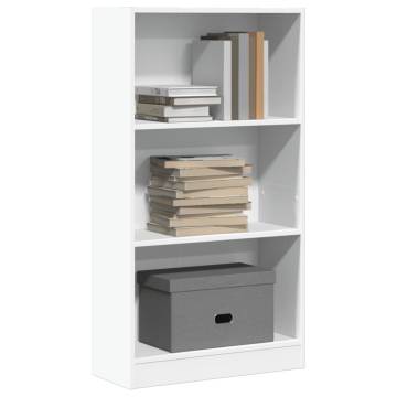 Bookcase White 60x24x109 cm - Stylish Storage Solutions