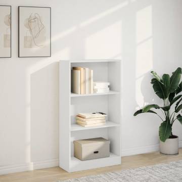 Bookcase White 60x24x109 cm - Stylish Storage Solutions