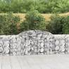 Arched Gabion Baskets 11 pcs 300x30x80/100 cm Galvanised Iron Size 300 x 30 x 80/100 cm Quantity in Package 11 