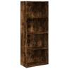 Bookcase Smoked Oak - Stylish Storage Solution | HipoMarket