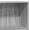 Bookcase Grey Sonoma - 80x30x77 cm Engineered Wood Storage