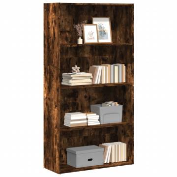 Bookcase Smoked Oak 80x30x152 cm - Stylish Storage Solution