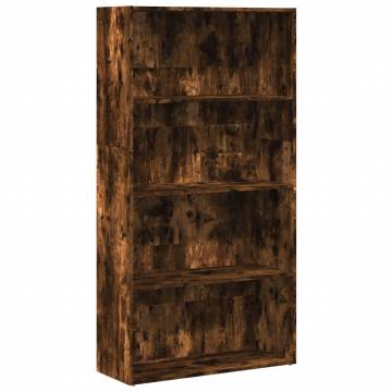 Bookcase Smoked Oak 80x30x152 cm - Stylish Storage Solution