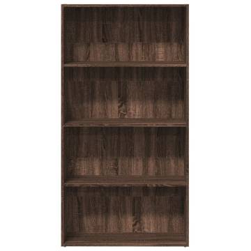 Brown Oak Bookcase - Stylish & Durable Storage Solution