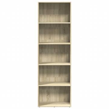 Sonoma Oak Bookcase - Stylish Storage Solution (60x30x189 cm)