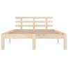 Solid Wood Bed Frame 140x190 cm - Modern & Stylish | Hipomarket