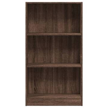 Bookcase Brown Oak 60x24x109 cm - Durable Storage Solution