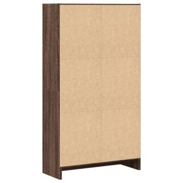 Bookcase Brown Oak 60x24x109 cm - Durable Storage Solution