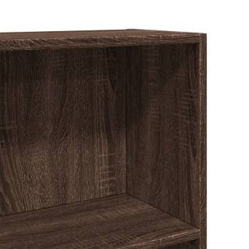 Bookcase Brown Oak 60x24x109 cm - Durable Storage Solution