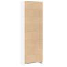 White Bookcase 60x24x176 cm - Engineered Wood Storage