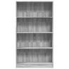 Bookcase Grey Sonoma 80x24x143 cm - Stylish Storage Solution