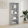 Grey Sonoma Bookcase - Engineered Wood 60x30x152 cm