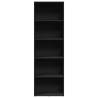 Bookcase Black 60x30x189 cm - Stylish Engineered Wood Storage