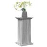 Display Stand with Storage Grey Sonoma - Durable & Stylish