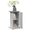 Display Stand with Storage Grey Sonoma - Durable & Stylish