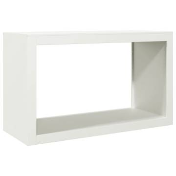 Firewood Rack White 100x40x60 cm Steel - Durable & Stylish